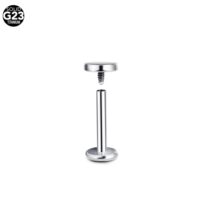 Tytanowy Labret z Dyskiem GW - obrazek 2
