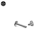 Labret do Nostrila z kryształkiem GW - obrazek 2