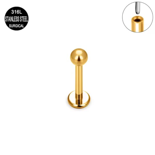 StalowyZłotyLabret Push-In