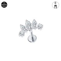 Labret GW kryształowy diadem - obrazek 1